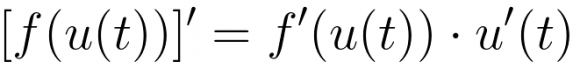 Regla de la cadena en la notación de Lagrange